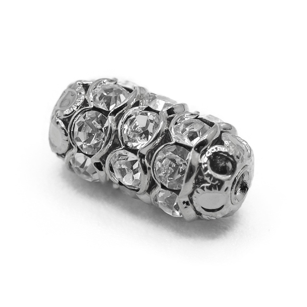 Pendant Cylinder Silver 11 mm Nickel Free