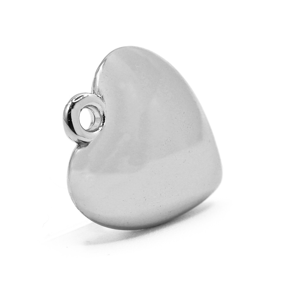 Pendentif Cœur Classique Argent Big