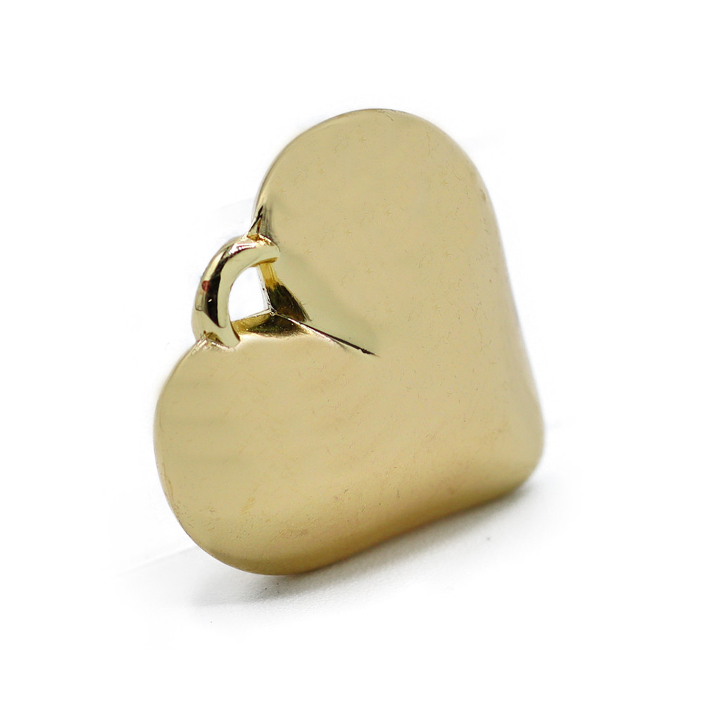 Ciondolo Cuore Elegante Oro Big