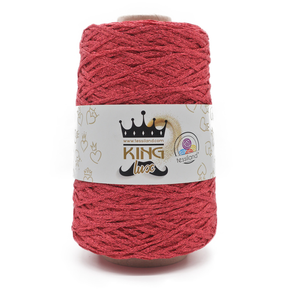 KingLux Coral viscose lurex ribbon Grams 250