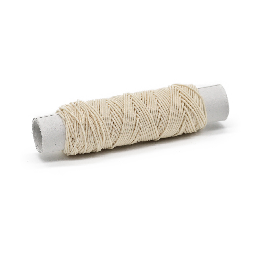 Elastic Sewing Thread Cream 125 10 m