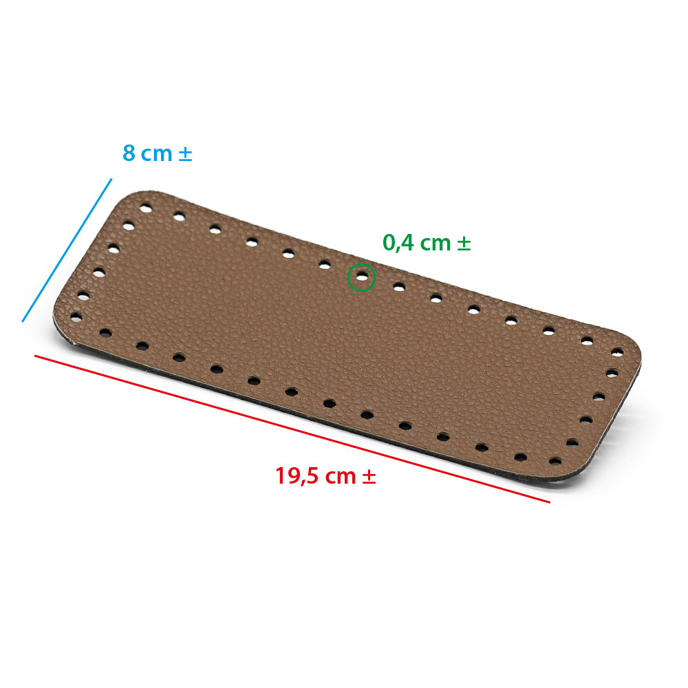 Fond de Sac Square 19x8 Cuir