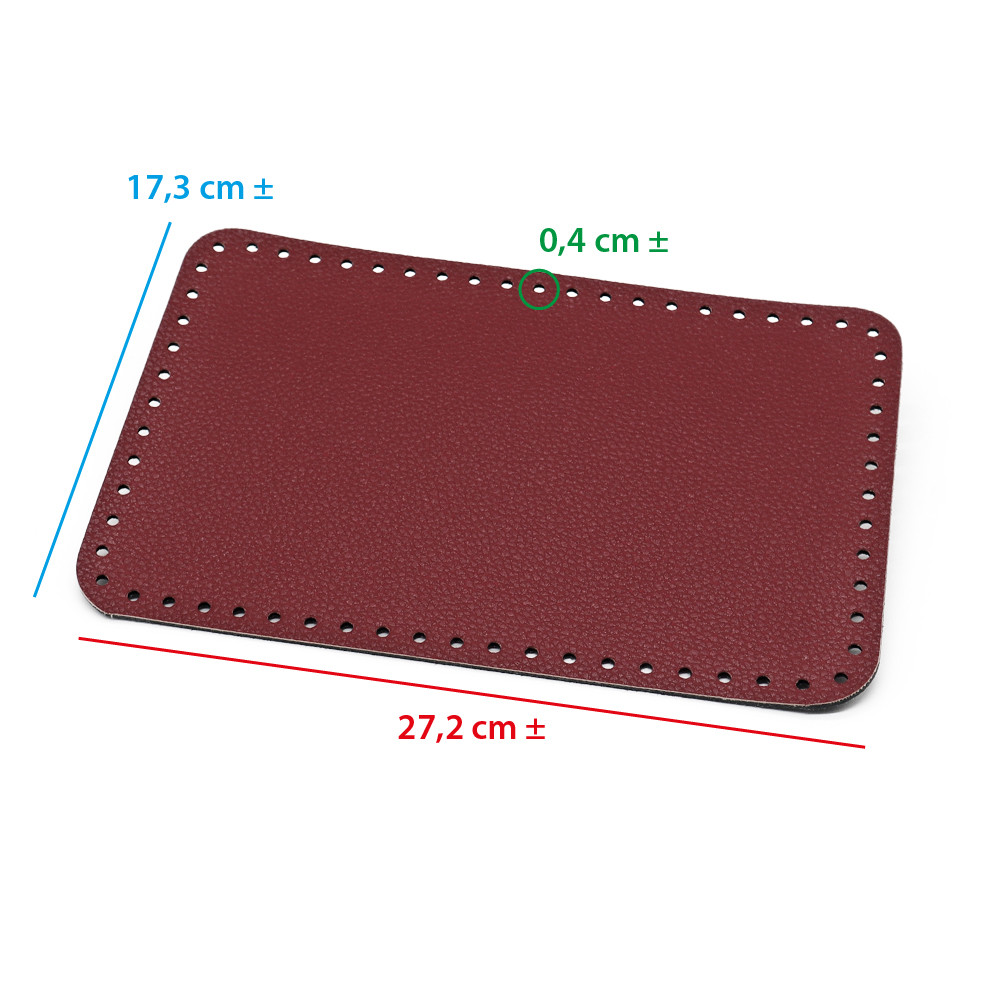 Fond de Sac Square 27x17 Bordeaux