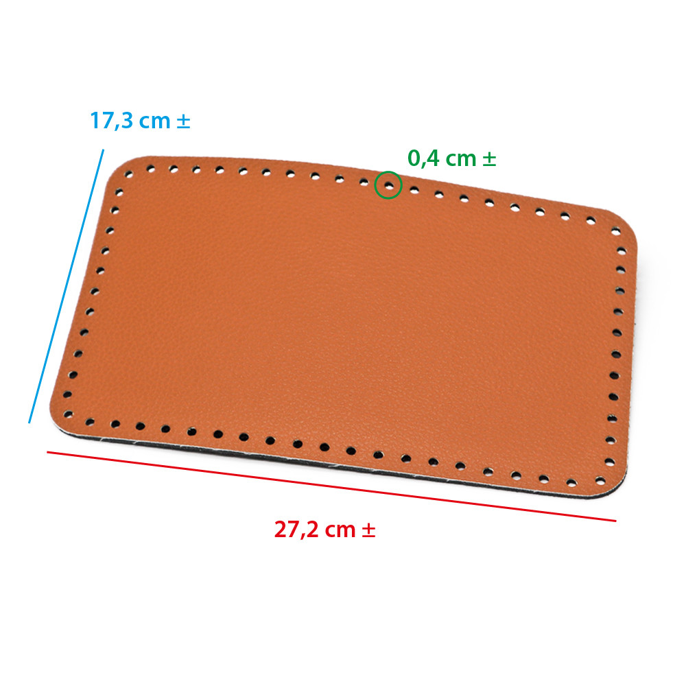 Fondo borsa Square 27x17 Rame