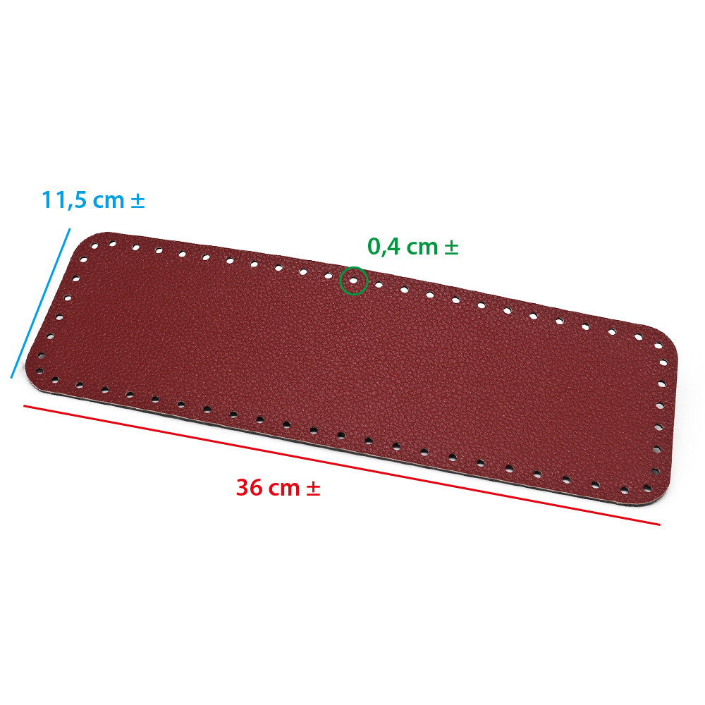 Fond de Sac Square 36x11 Bordeaux