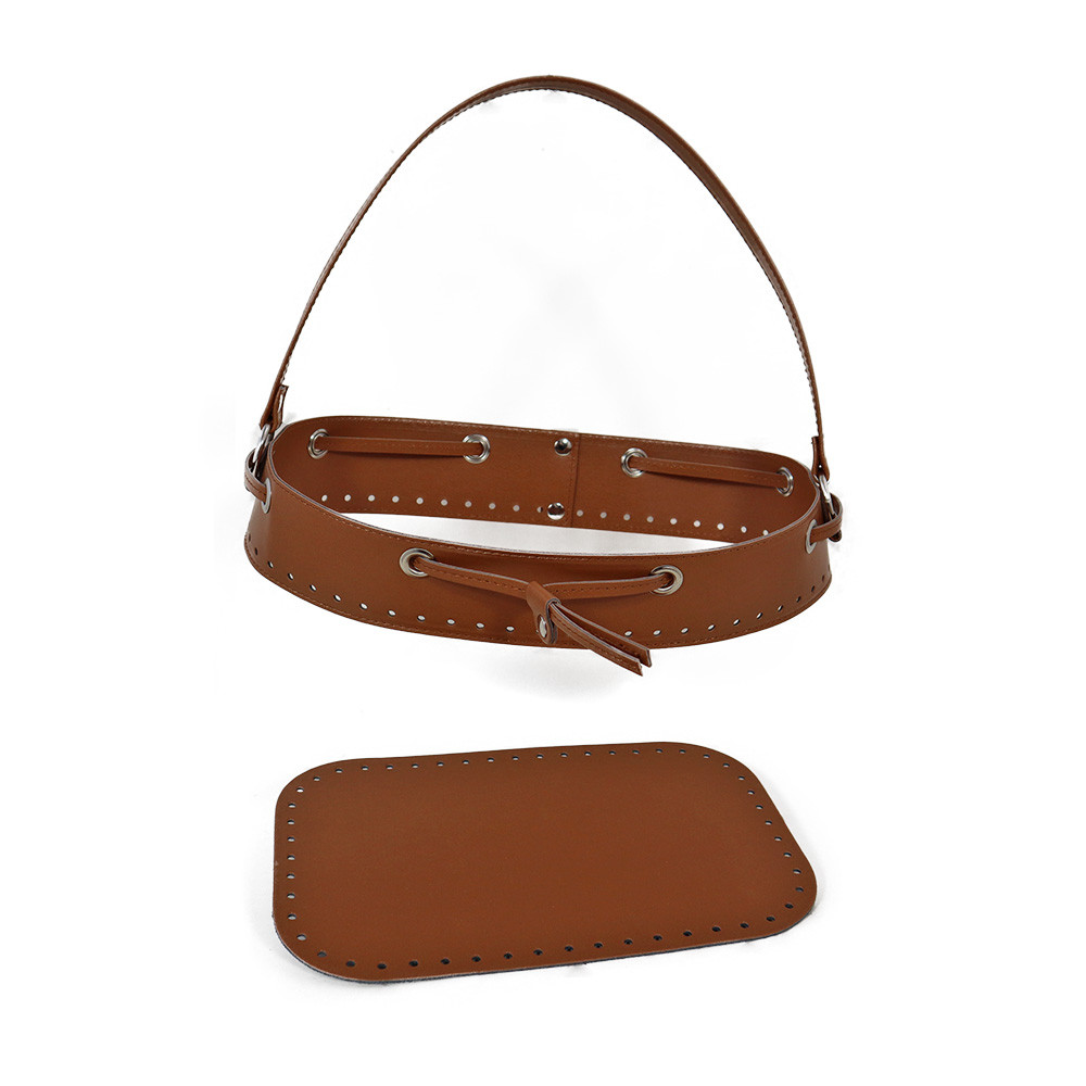 Set Bolso Cubo Cuero