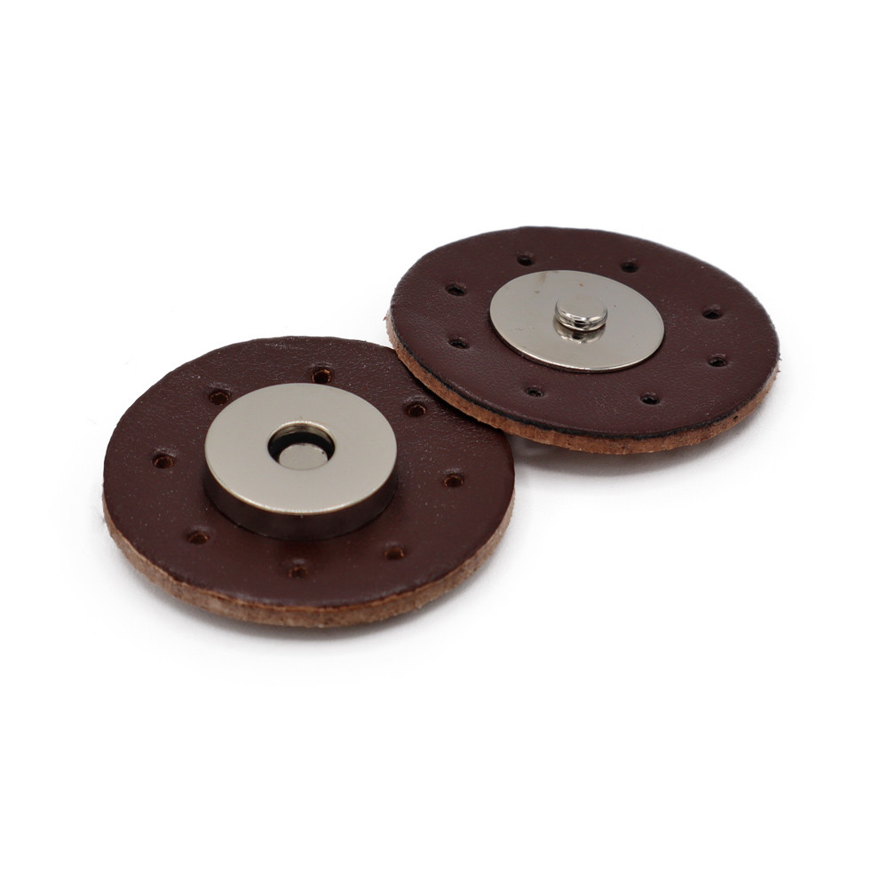Closure eco leather Brown 