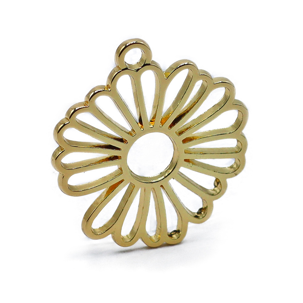 Pendentif Tournesol Or