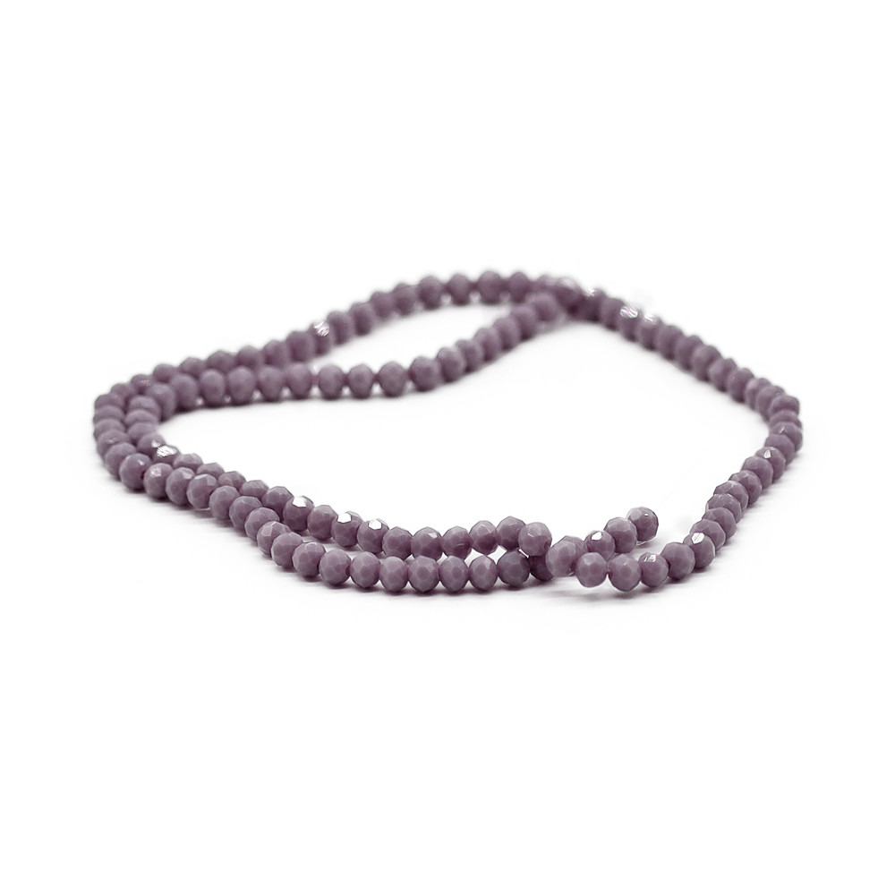 Cristaux 4 mm A084 Mauve Solide Iridescent