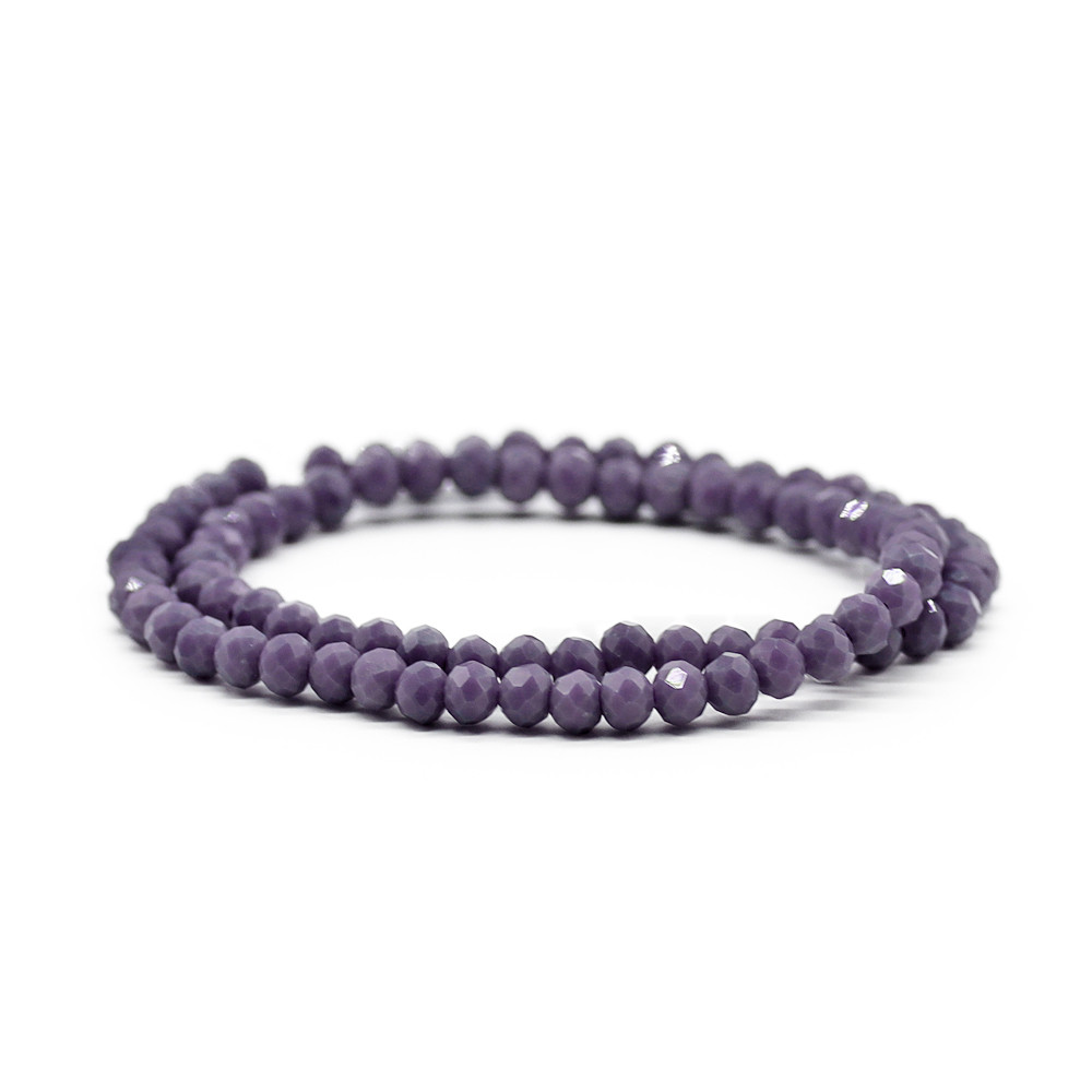 Cristalli 6 mm A083 Viola Pieno Iridescente