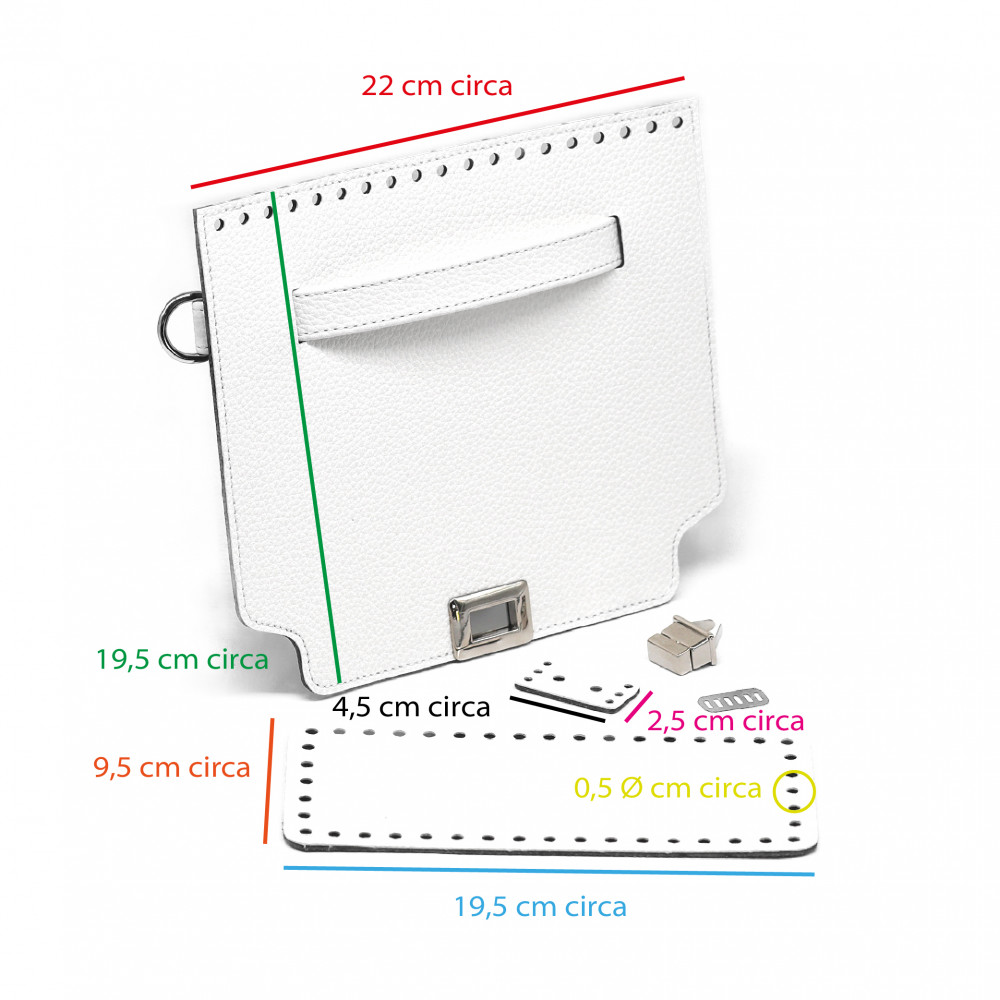 Set Sac Incanto Blanc Crème