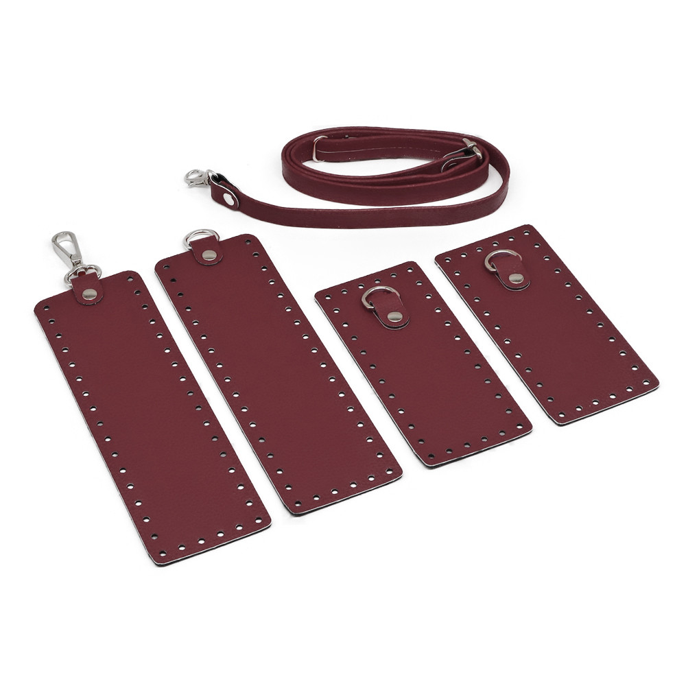 Set de Bolso Armonia Borgoña