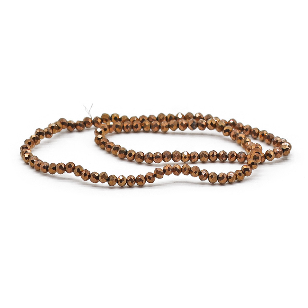 Crystals 4 mm A198 Metal Bronze
