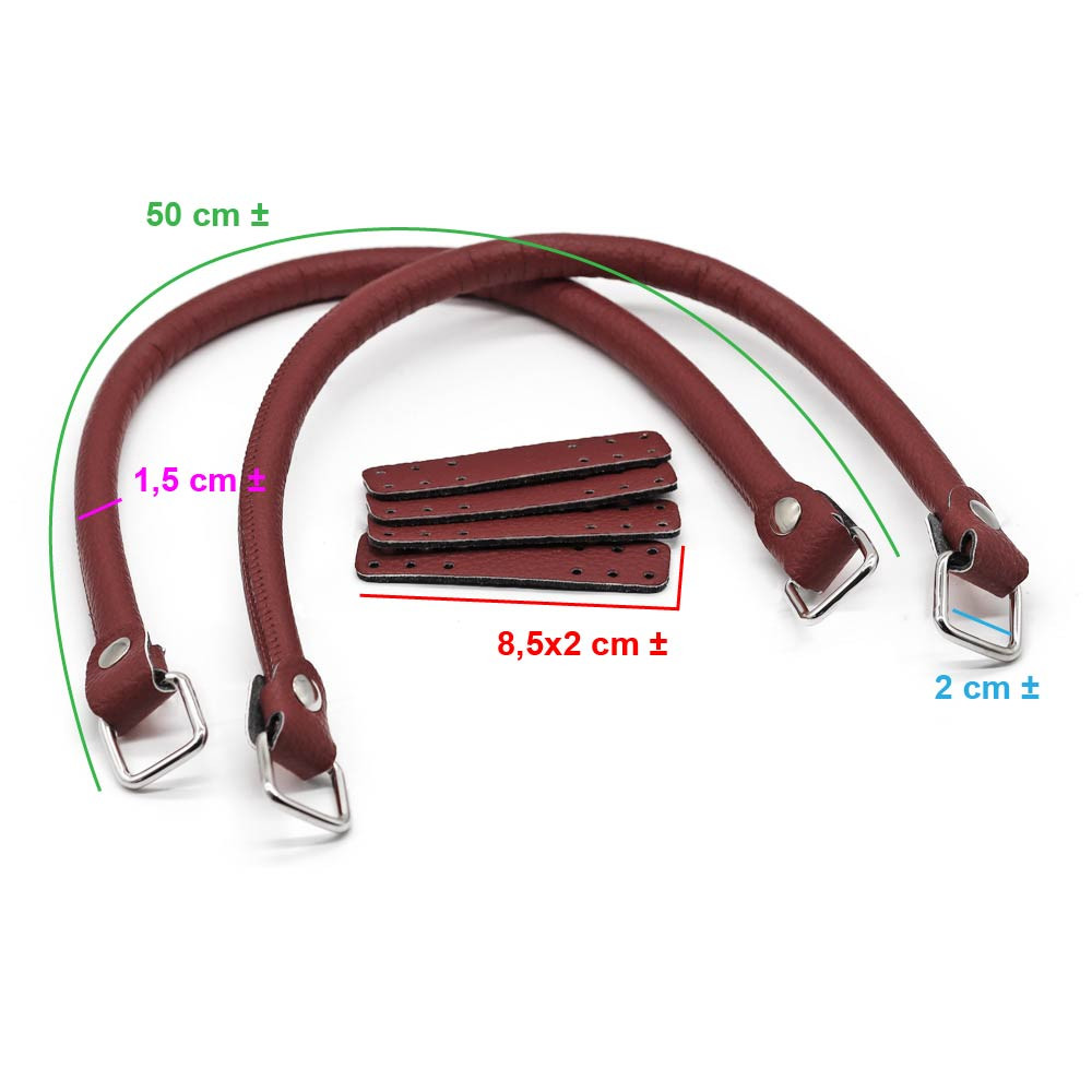 Handles Jackie 50 Burgundy