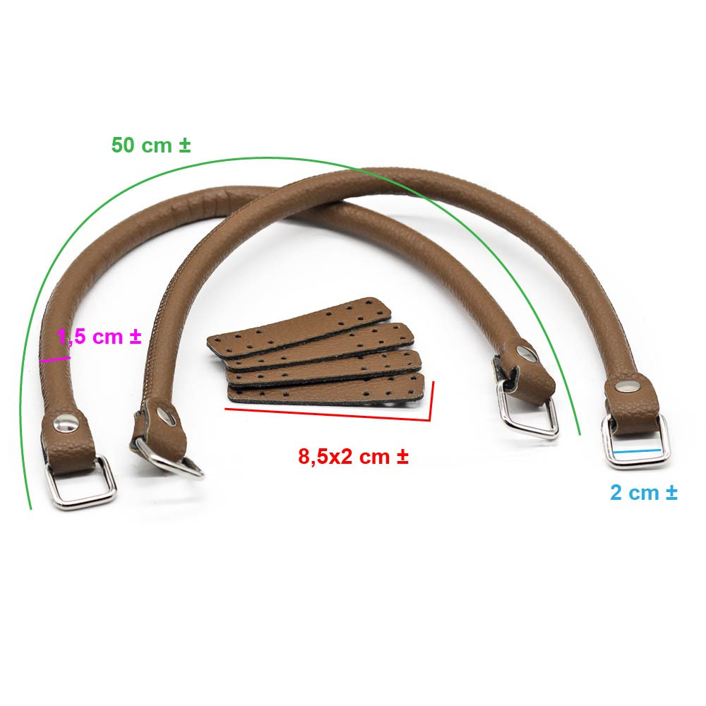 Manici Jackie 50 Cuoio