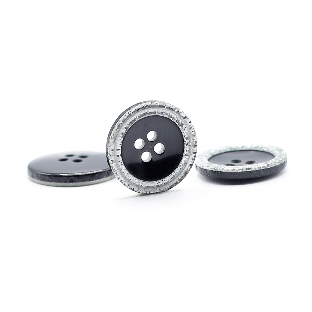 Bottone Starlight 20 Argento 3pz
