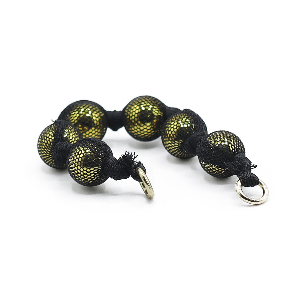 Decorazione Trama Nero Oro