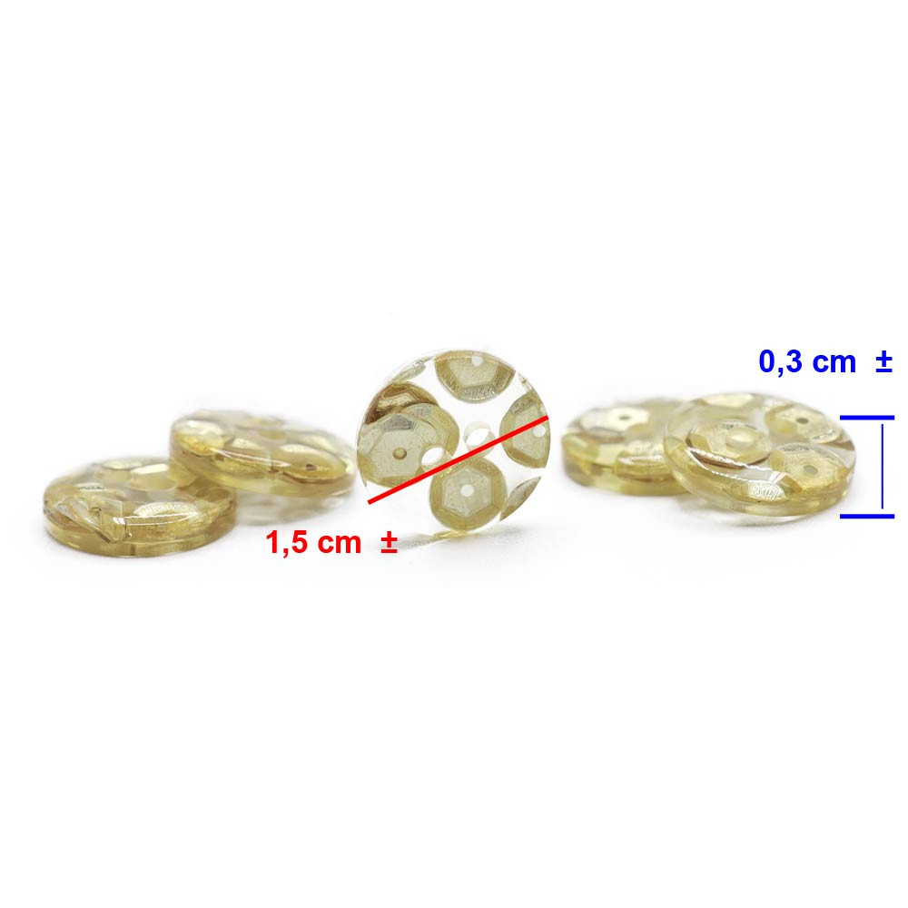 Bottone Lucea 15 Delicato 5pz