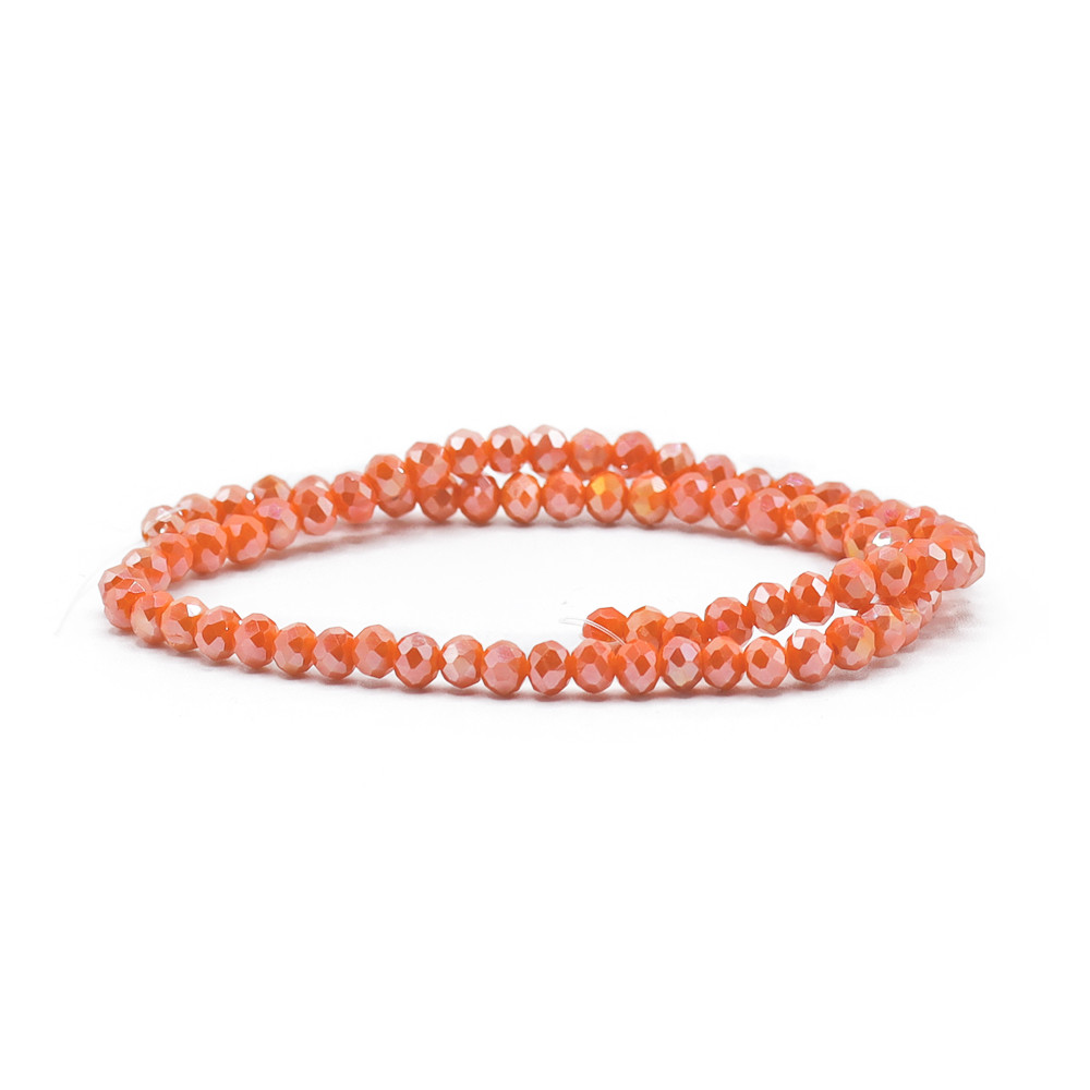 Crystals 6 mm A146 Solid Shimmering Paprika