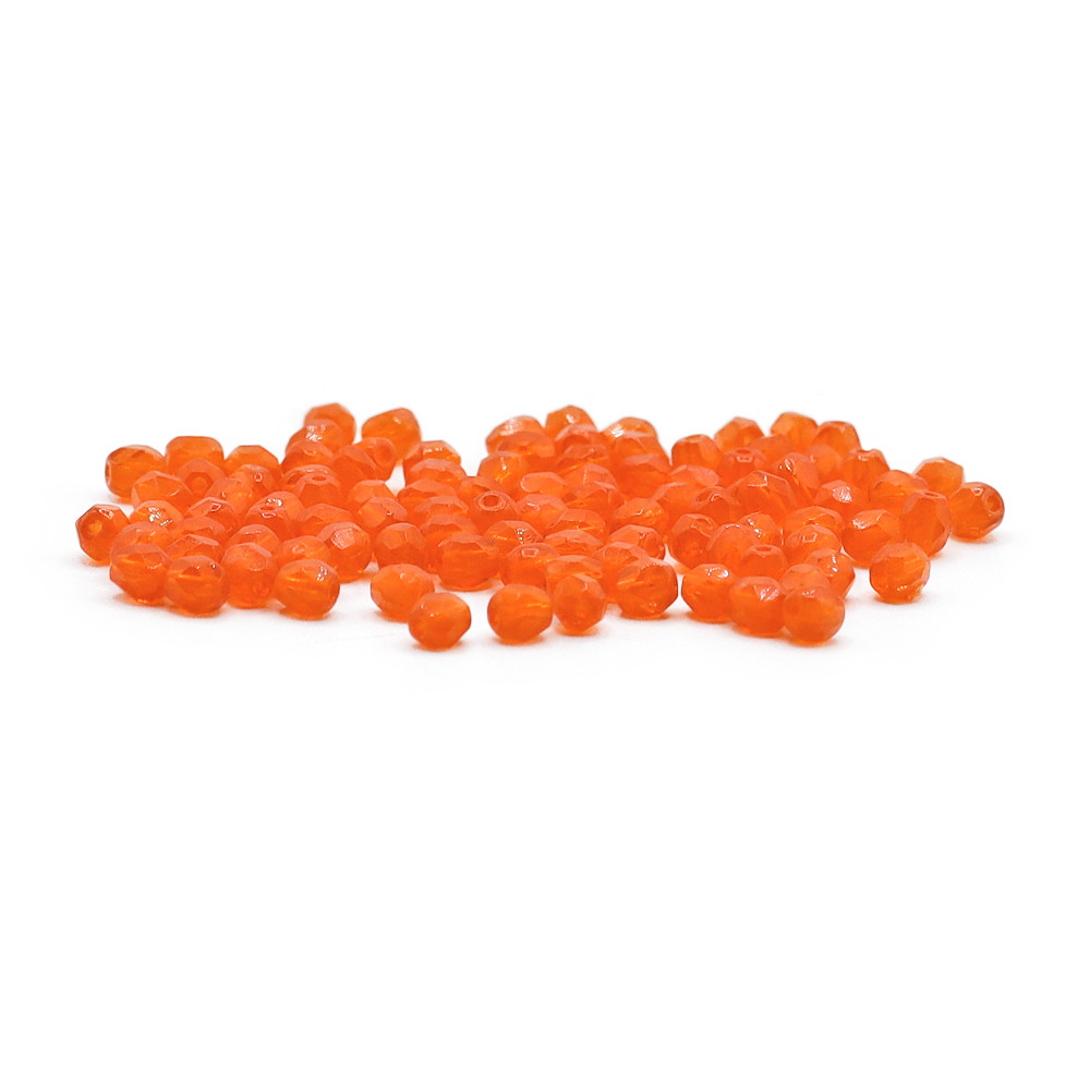 Crystal Bohemia 4mm Dark Orange