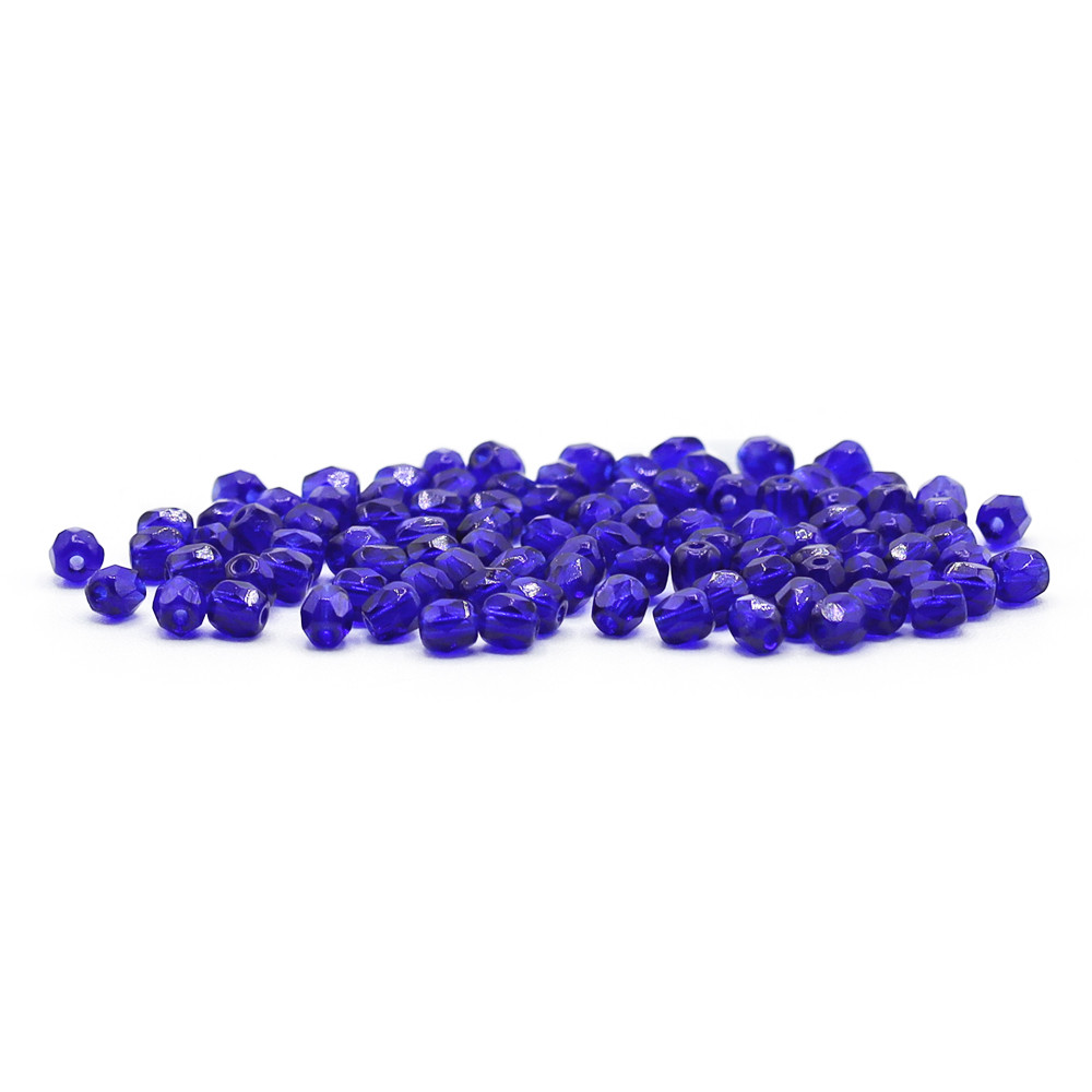 Crystal Bohemia 4mm Ink Blue