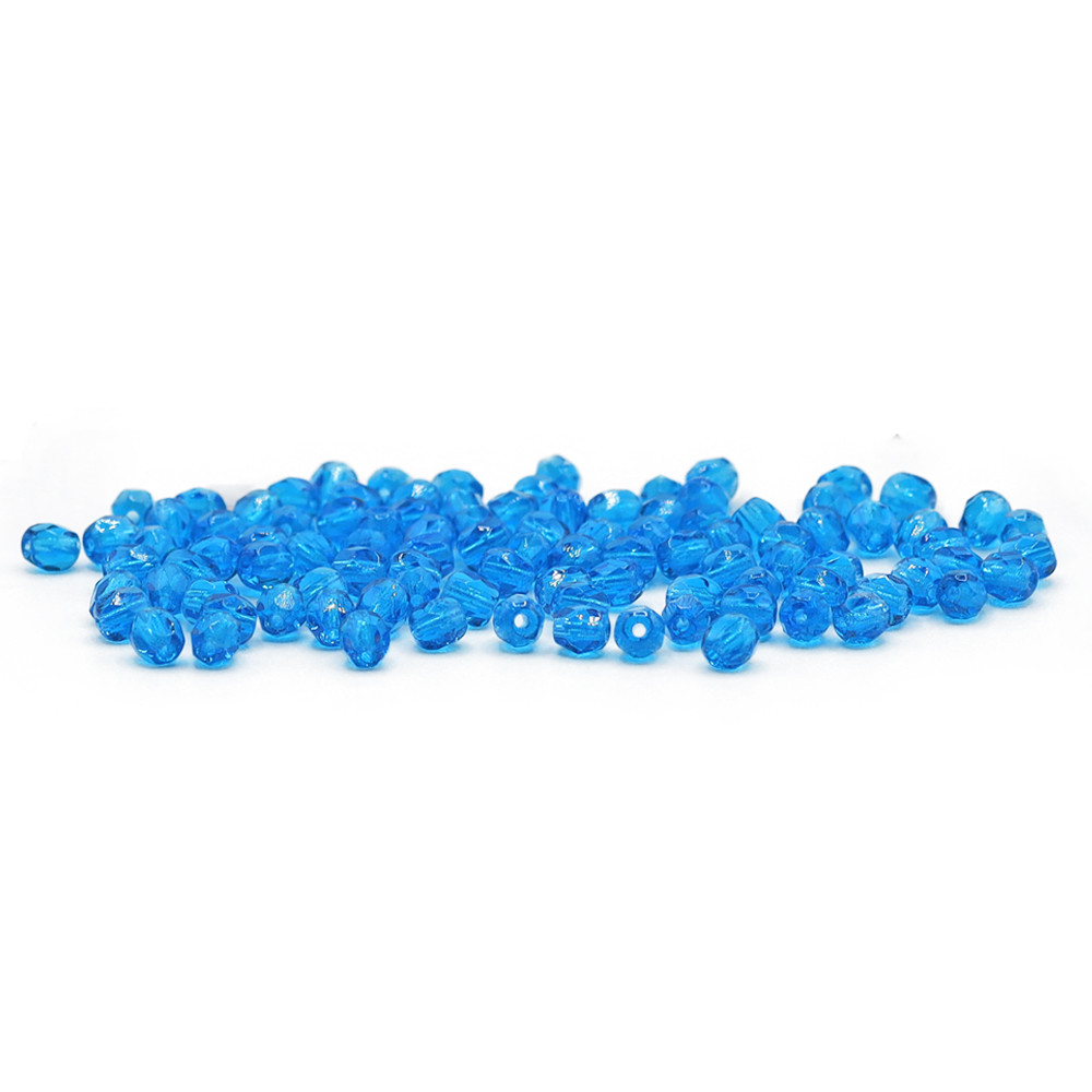 Cristalli Boemia 4mm Blu Oceano