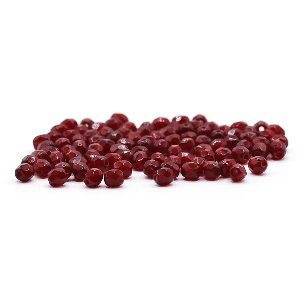 Cristalli Boemia 4mm Bordeaux