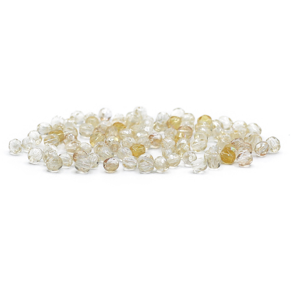 Cristal Bohême 4mm Champagne