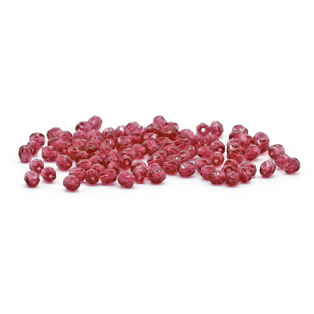 Crystal Bohemia 4mm Pomegranate