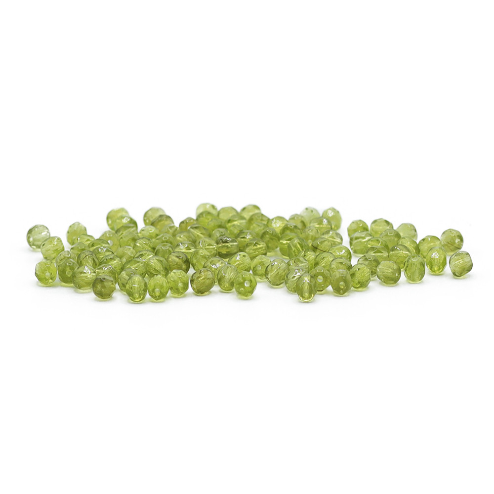 Crystal Bohemia 4mm Pistachio Green