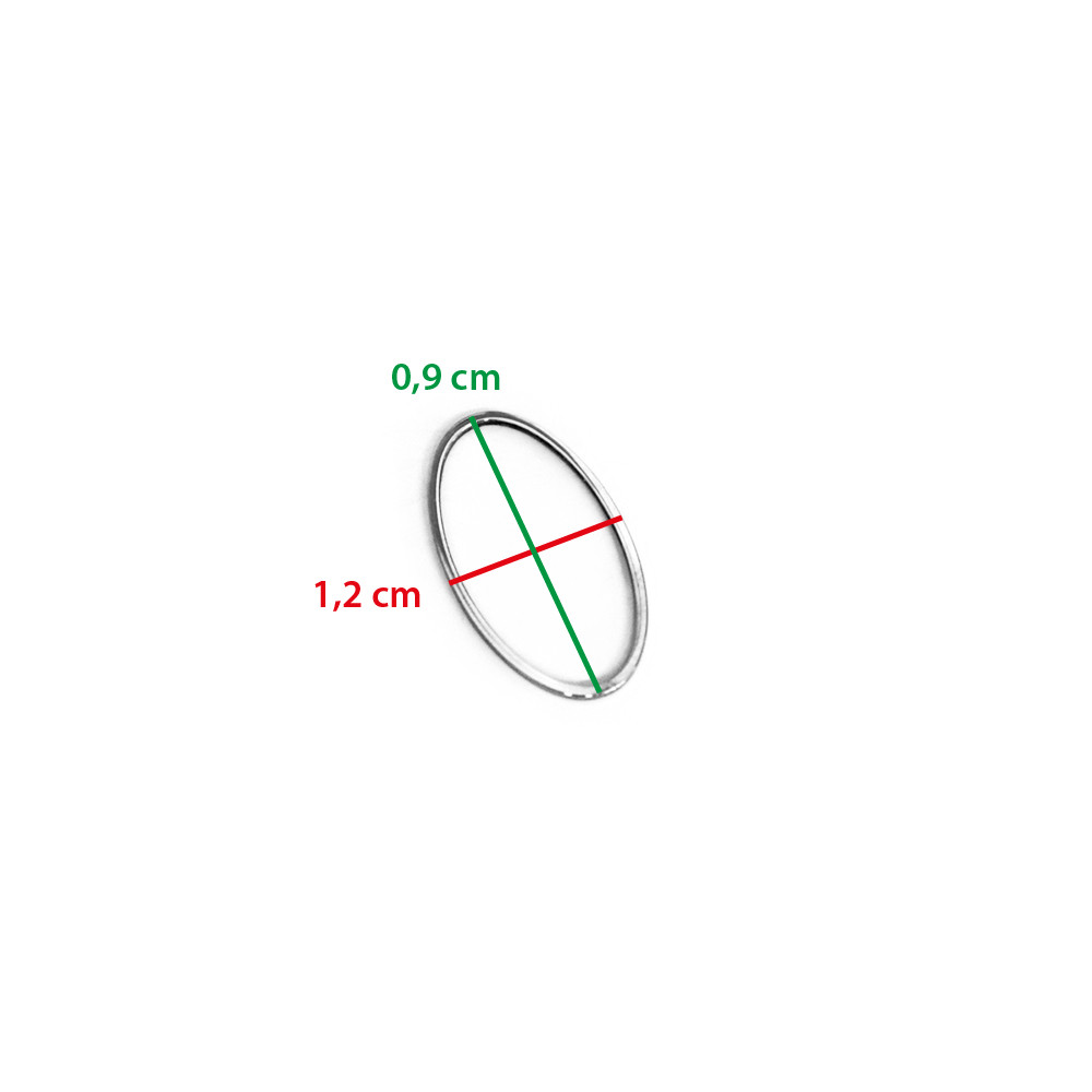 Formas de metal oval small 5pz