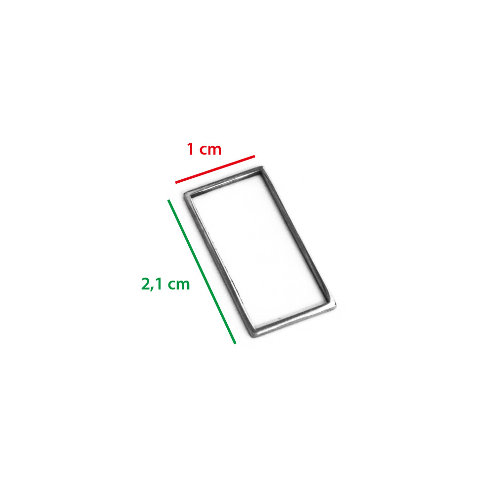 Forma de metal rectángulo medium 5pz