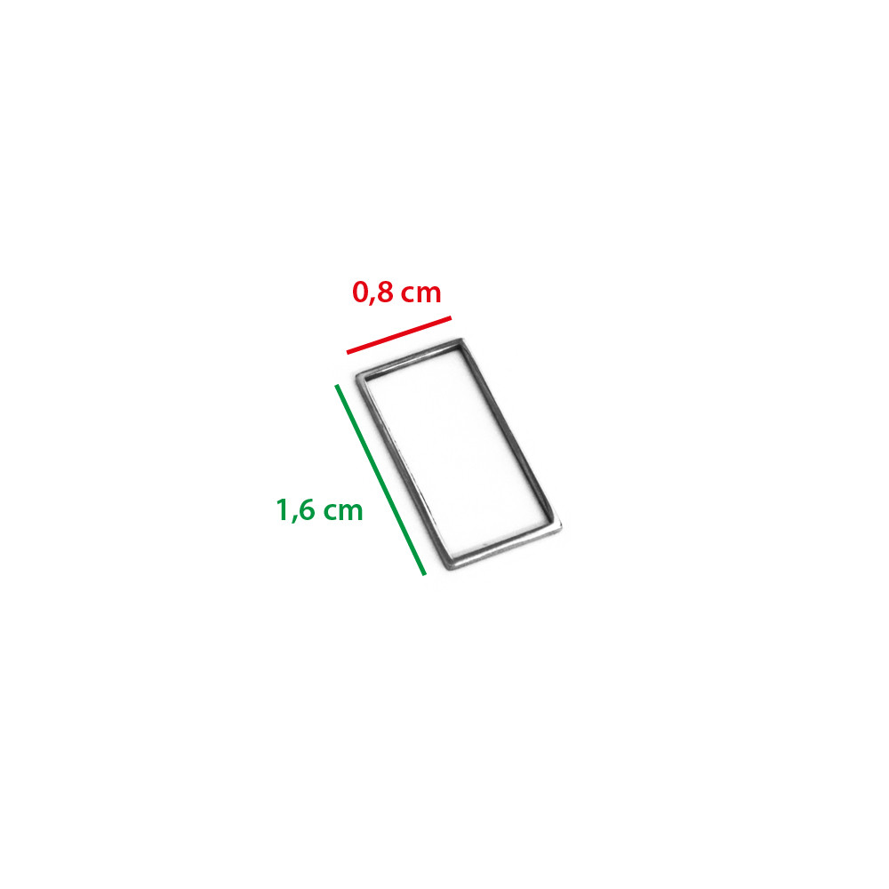 Forma de metal rectángulo small 5pz