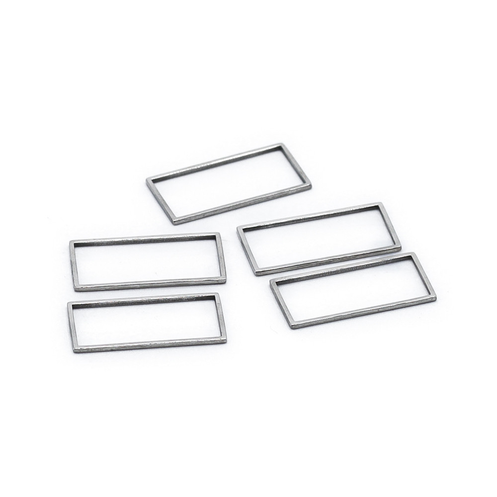 Forma de metal rectángulo small 5pz