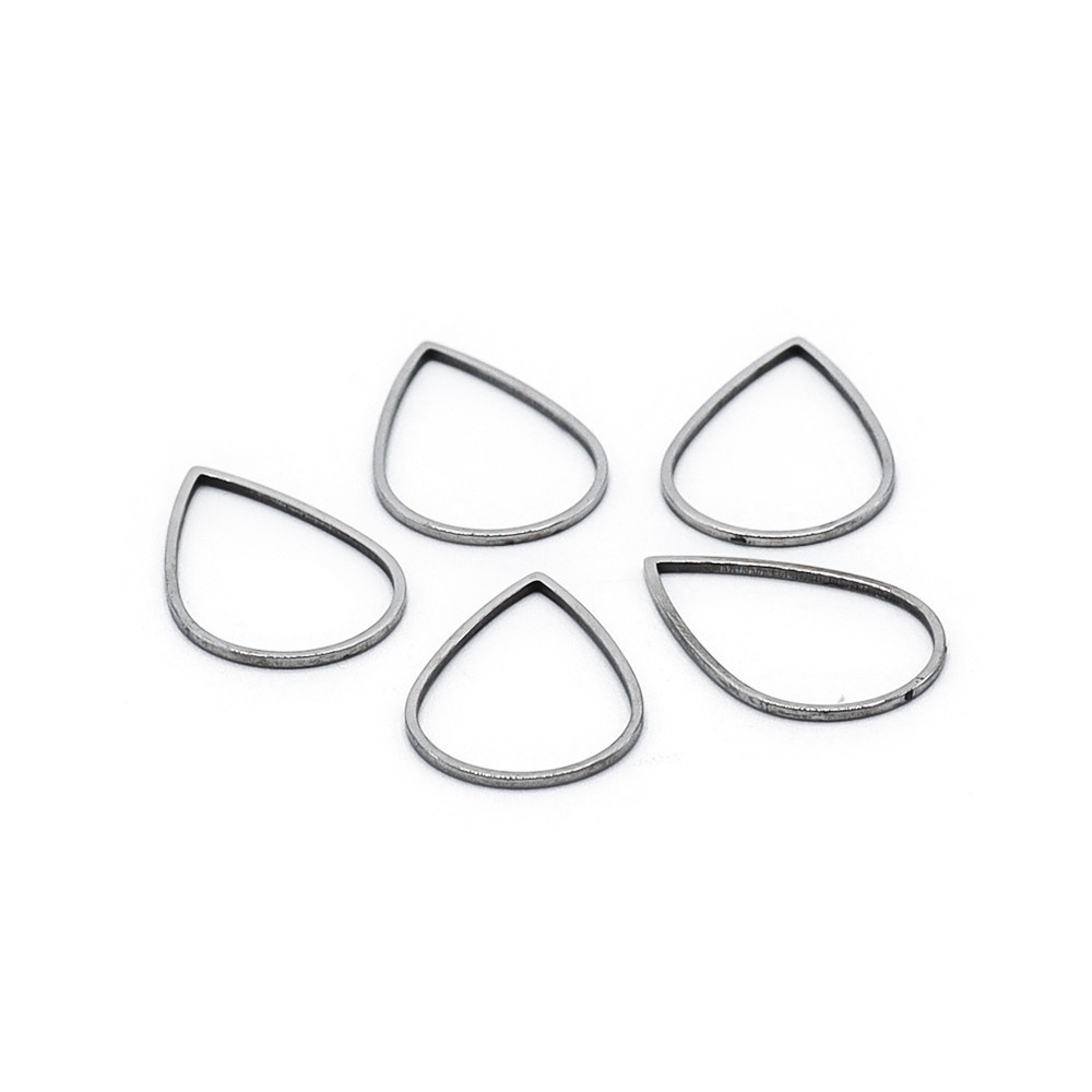 Metal Shape Drop small 5pc