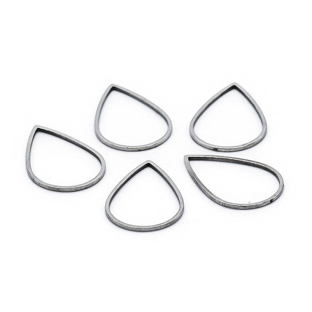 Metal Shape Drop medium 5pc