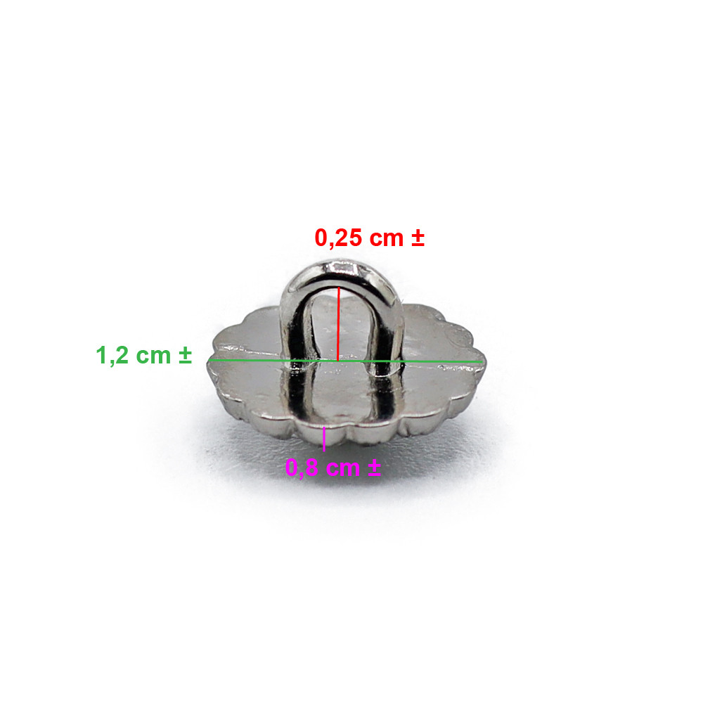 Bouton bijou Isabel 12mm