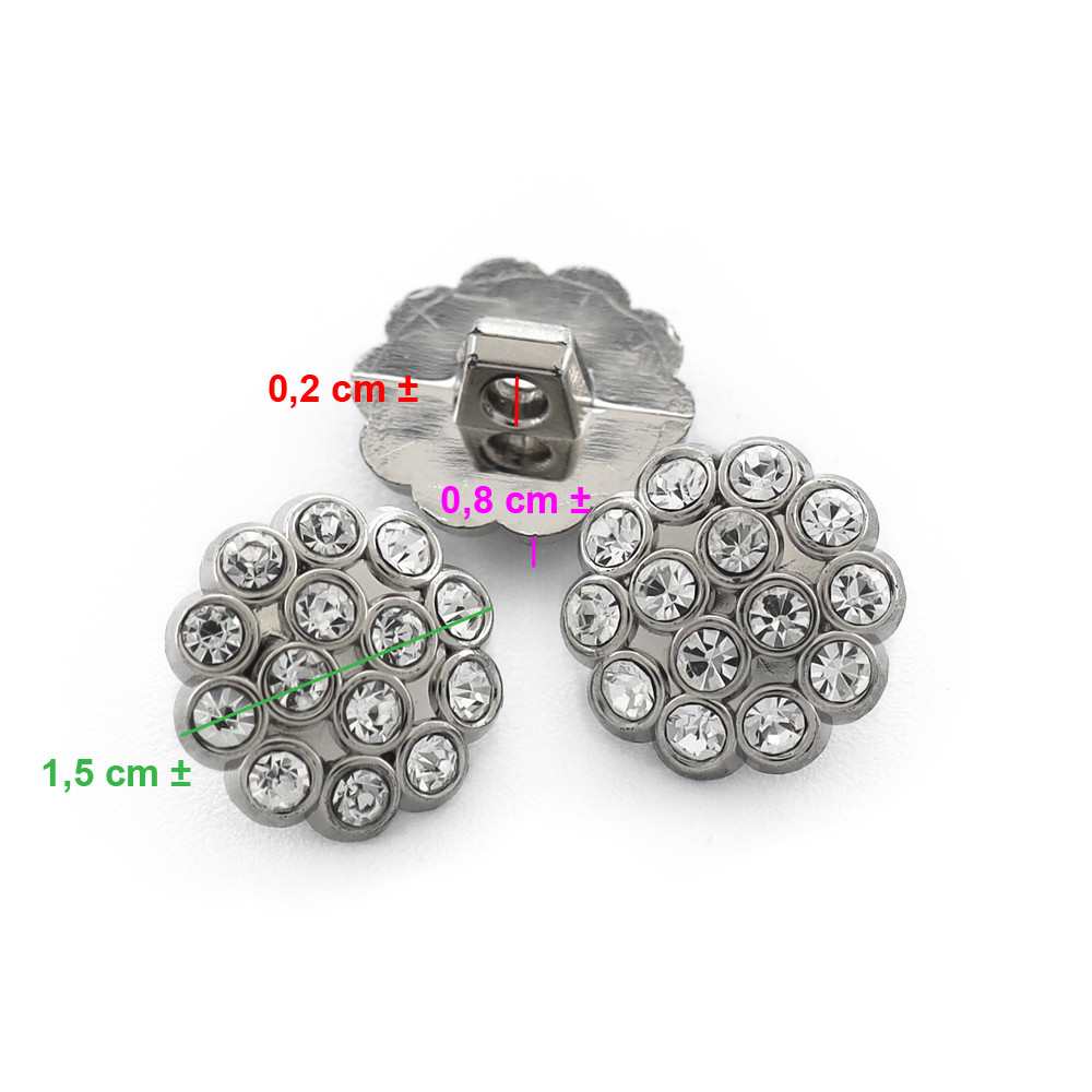 Jewel Button Gala 3pcs