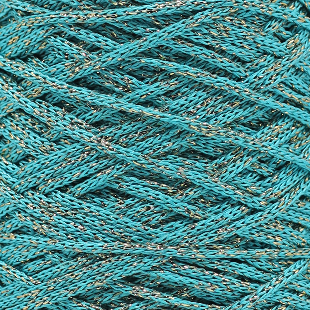 Thai Lurex Turquoise Or Grammes 200