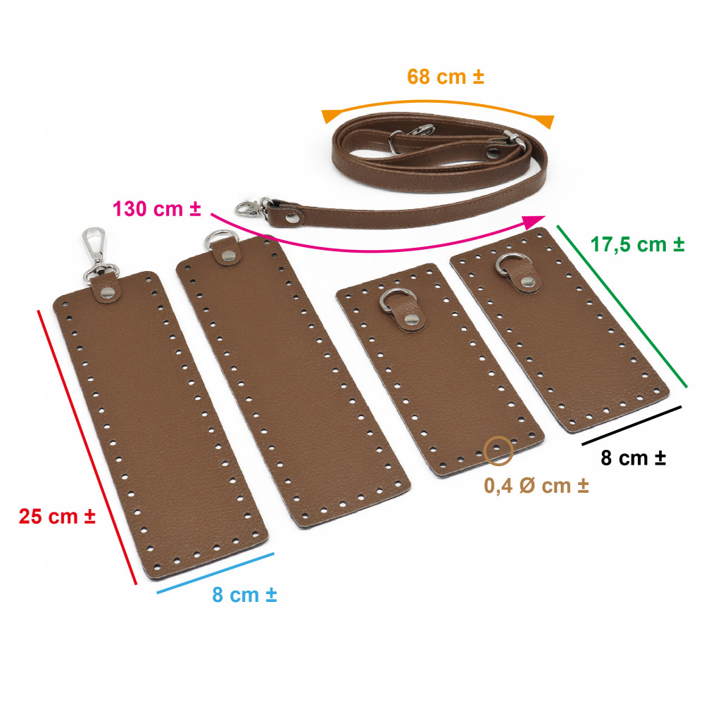 Set Borsa Armonia Cuoio