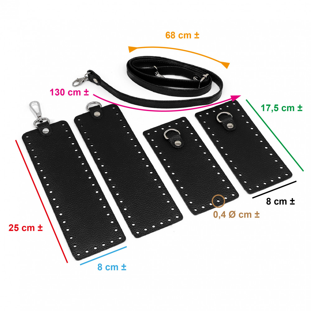Set Borsa Armonia Nero