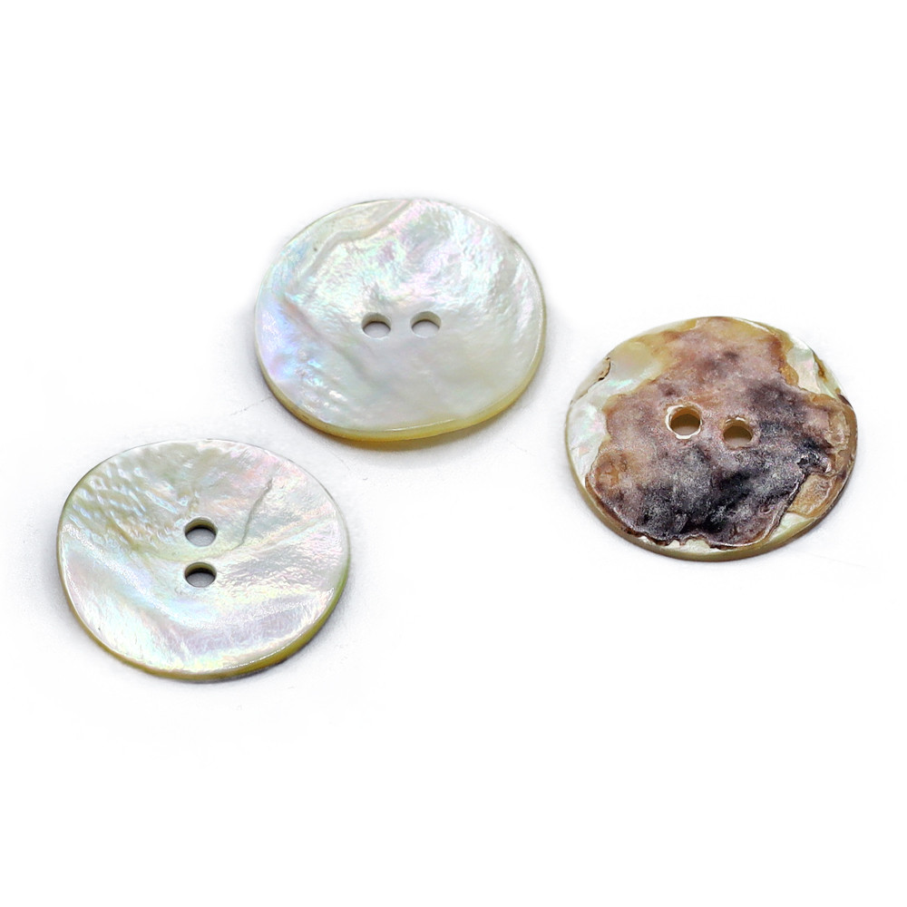 Bottoni Akoya Naturale 30mm 3pz