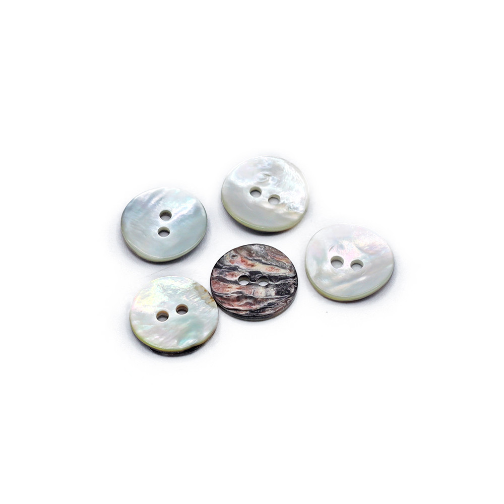 Bouton Akoya Naturel 11mm 5pz