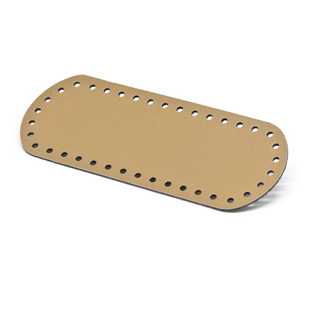 Fond de Sac 21x8 éco cuir Beige