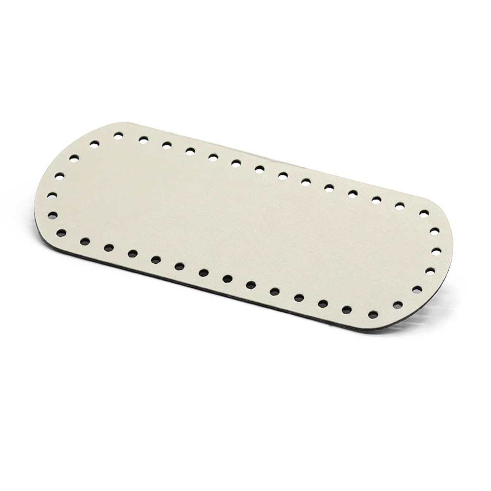 Fond de Sac 21x8 éco cuir Ivoire
