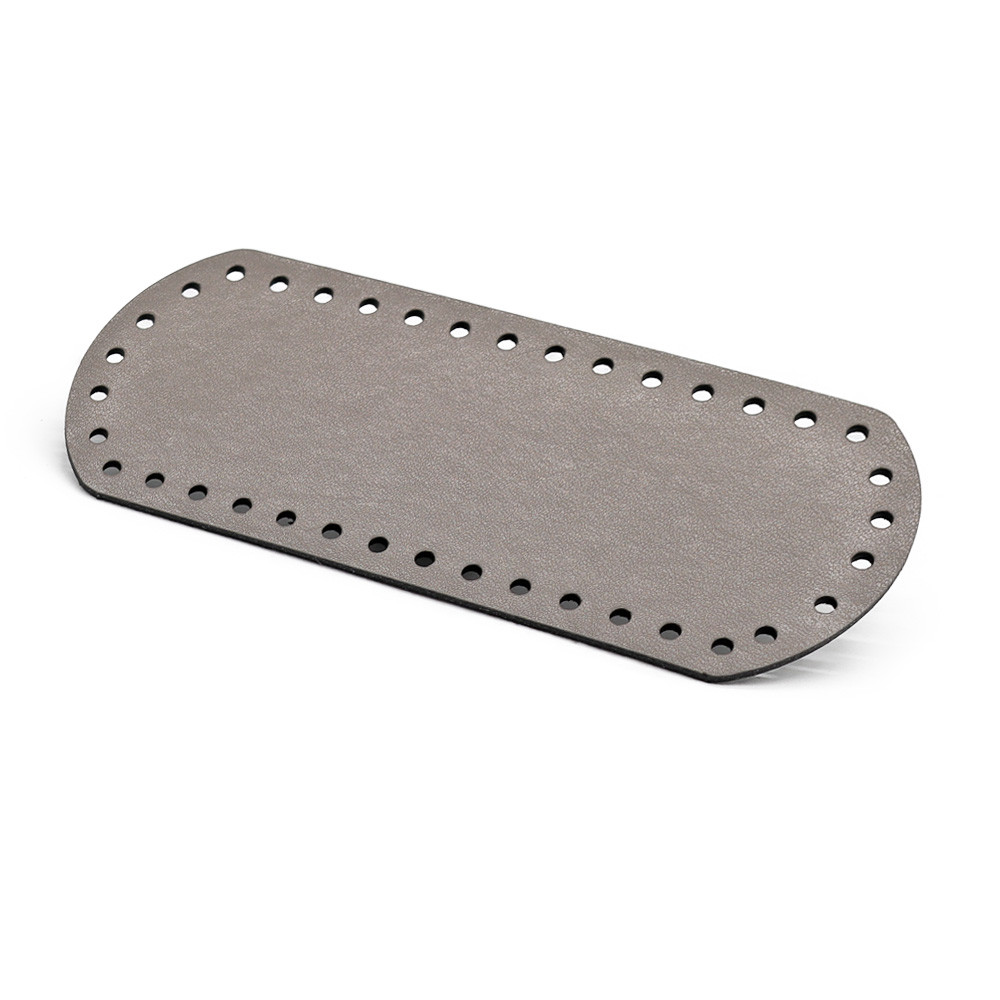 Fond de Sac 21x8 éco cuir Tourterelle
