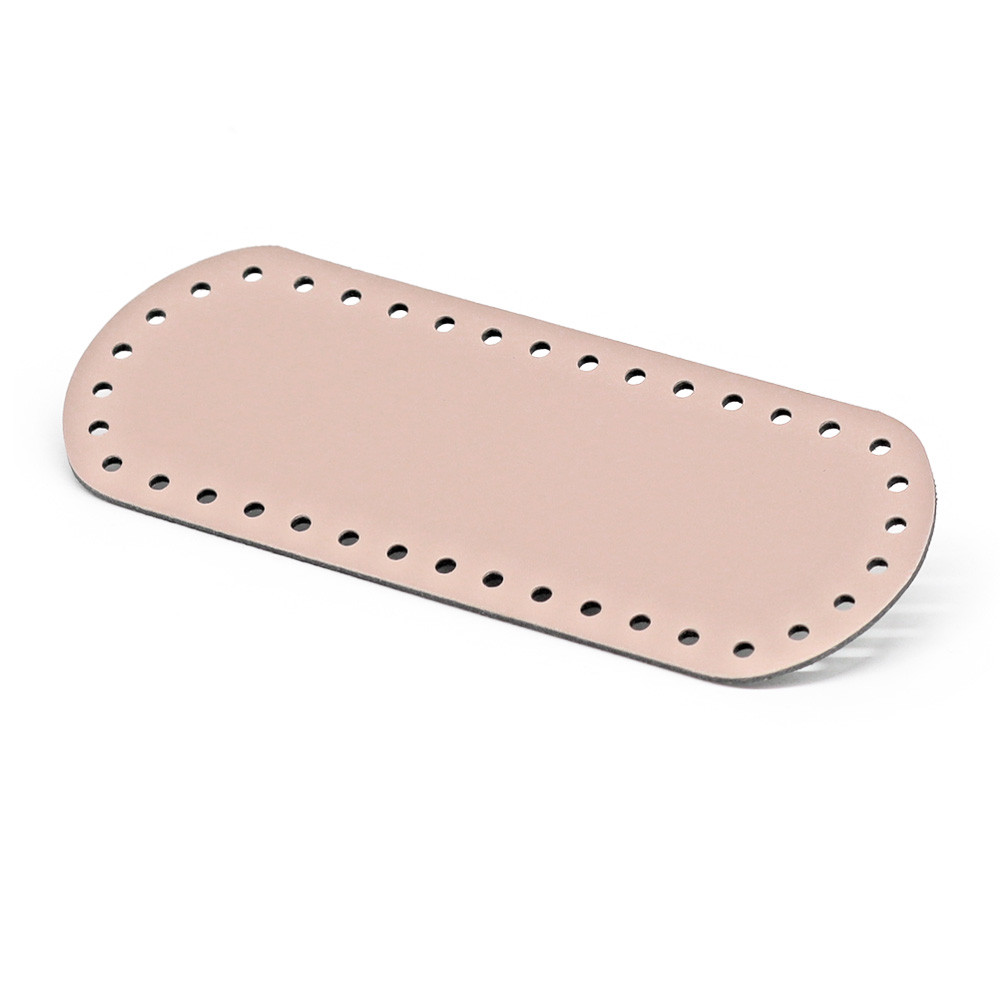 Fond de Sac 21x8 éco cuir Rose Poudré