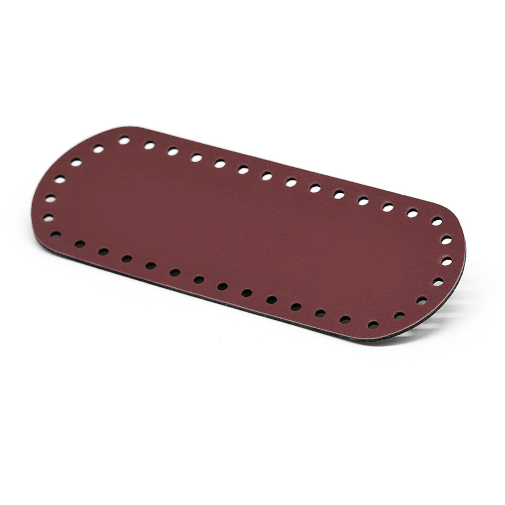Fondo borsa 21x8 ecopelle Bordeaux