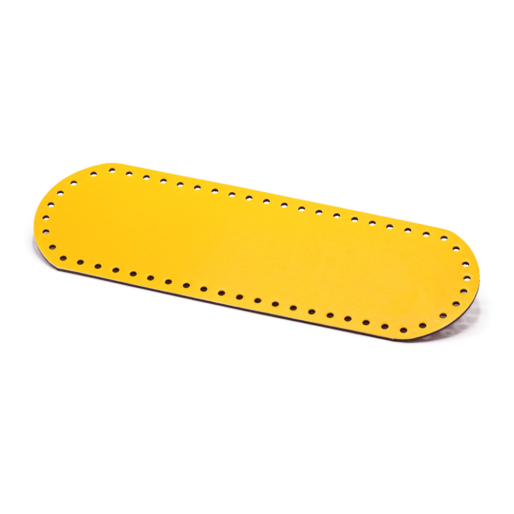 Fondo borsa 30x10 ecopelle Giallo