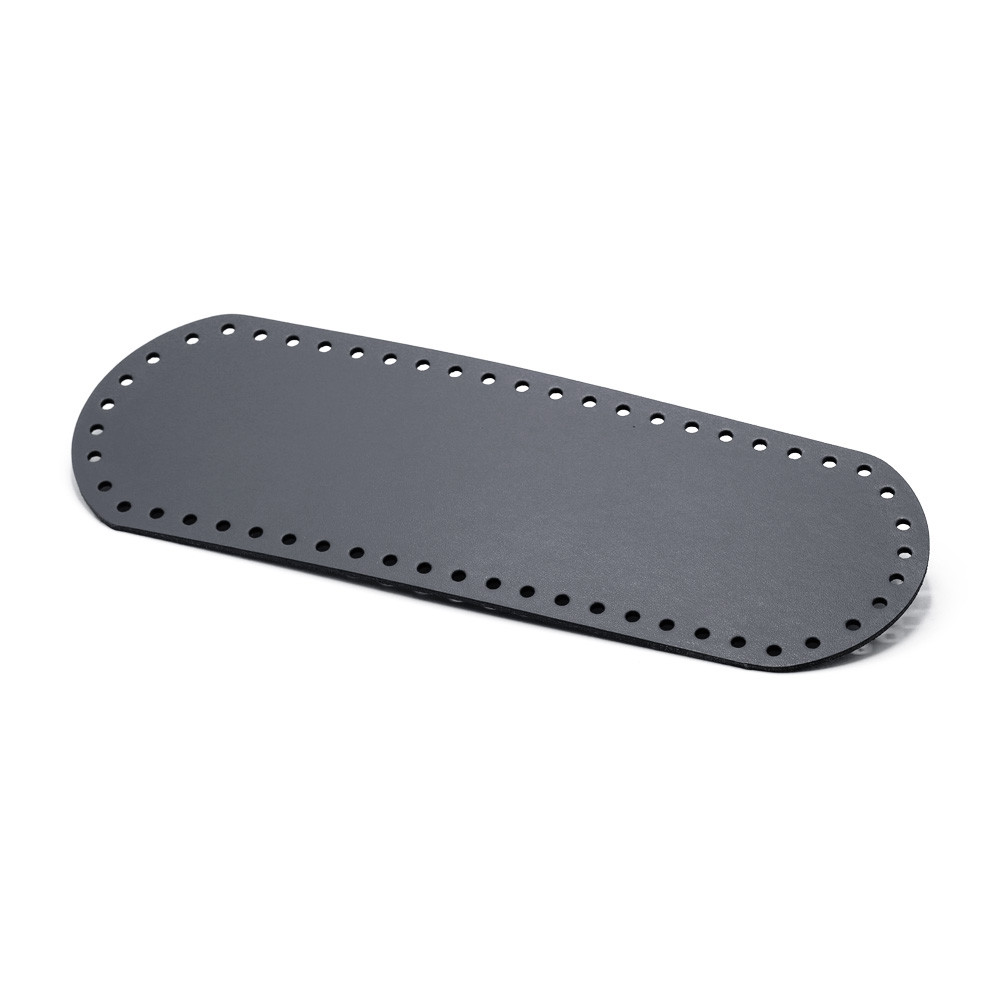 Bag Bottom 30x10 eco leather Gray
